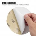 80 Grit Sanding Discs 6 In Sticky Back Sandpaper Aluminum Oxide Self Adhesive Round Sand Paper For Woodworking Metal Painting