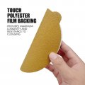80 Grit Sanding Discs 6 In Sticky Back Sandpaper Aluminum Oxide Self Adhesive Round Sand Paper For Woodworking Metal Painting