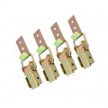 Jojofuny 4pcs Box Suitcase Lock Catch Clip On Collander Clasp Antique Metal Cabinet Latch Buckle Slide Bolt Air Drop Case