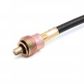 Uxcell Black Rubber Motorcycle Motorbike Tachometer Cable Line Wire For Suzuki Gs125