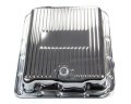 R7599 Transmission Pan Stock Sump Ribbed Steel Chrome For 4l60e And 700r4 
