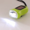 Keenso Hand Crank Solar Flashlight Multifunction Rechargeable Led Mini Light For Camping And Outdoor Activities 