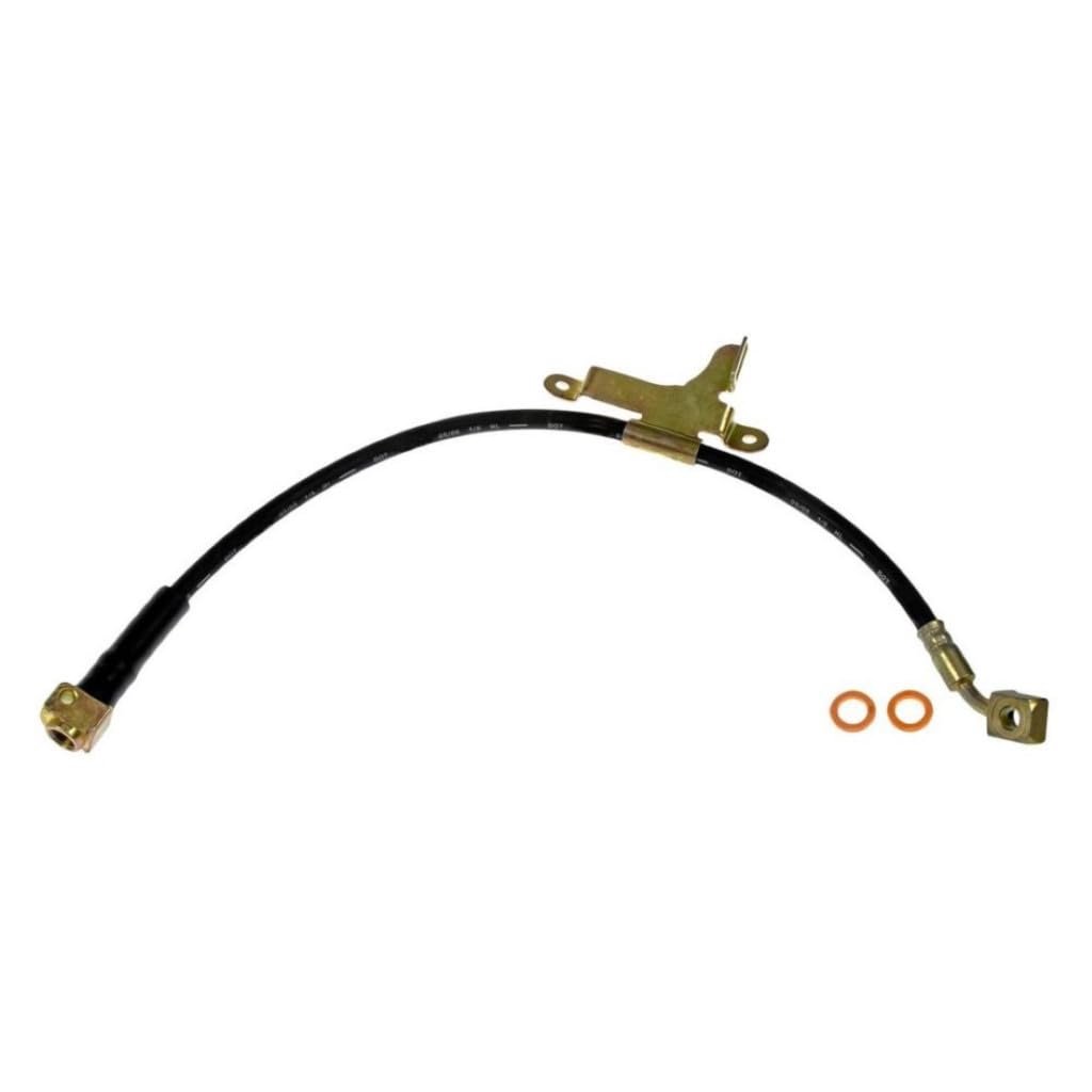 Brake Hose For Buick Rainier 2006 2007 Epdm Rubber Flexible With Stamped Steel Bracket 21 38 In Axis 1 Length Replaces 15877295