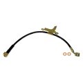 Brake Hose For Buick Rainier 2006 2007 Epdm Rubber Flexible With Stamped Steel Bracket 21 38 In Axis 1 Length Replaces 15877295