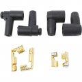 Aip Electronics Dragon Fire Performance High Temperature 180 Degree Ceramic Plug Wire Boot Replacement Repair Set Compatible