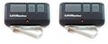 Lot of 2 Liftmaster 893max 3-button Multi Frequency Remote 