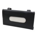 Sun Visor Tissue Holder For Car Napkin Pu Leather Box Black 