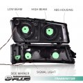 G-plus Led Drl Headlights Compatible With 2003 2004 2005 2006 Chevy Silverado Avalanche Smokya Lensa A Black Housinga Ambera