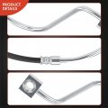 A-premium Rear Driver And Passenger Brake Hydraulic Hose Compatible With Select Dodge Chrysler Models Cirrus 1995-1997 Sebring
