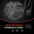 A-premium Rear Driver And Passenger Brake Hydraulic Hose Compatible With Select Dodge Chrysler Models Cirrus 1995-1997 Sebring