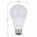 Feit Electric 150w Led Light Bulb Adjustable Wattage 50 100 Equivalent A21 Non Dimmable 22 Year Life 2200 Lumen 5000k Daylight