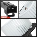 A-premium Hvac Heater Blower Motor Assembly Compatible With Peterbilt Vehicles 325 330 337 348 2011-2015 Front Side Replace