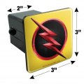 The Flash Tv Series Reverse Logo Tow Trailer Hitch Cover Plug Insert