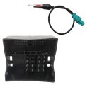 Car Stereo Wiring Harness W Fakra Antenna Adapter Plug Wire Fit For Bmw 3 Series W Out Factory Nav 2002-2011 5 2002-2003