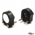 Smt- Aluminum 1 05 Inch Handlebar Riser Spacer Kit Compatible With Smt-ka-wasaki Zx-14r Zzr1400 2006-2018 Black