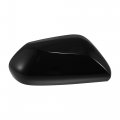 Motoforti Right Side Mirror Cover Cap Rearview For Toyota Prius 2016-2019 Abs Black 