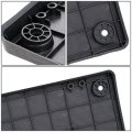 Factory Style Front License Plate Mounting Bracket Compatible With Rio 15-16 Matte Black
