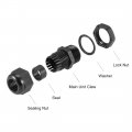 Uxcell Npt1 2 Cable Gland 8mm-14mm Wire Hole Waterproof Nylon Joint Adjustable Locknut With Washer Black 20pcs