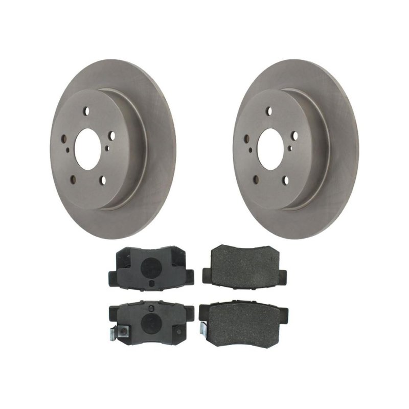 A-partrix Rear Disc Brake Pads And Rotors Kit Fits Suzuki Sx4 2007 2008 2009 2010 2011 Crossover 2012