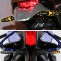 Safercctv Motorcycle Indicators Flowing Turn Signal Lights Waterproof Motorbike Universal 12v Led Bulbs For Scooter Off Road Y