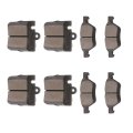 Ceramic Brake Pads Front Rear Set 8pcs Fit For 00-03 Benz Clk3 Clk430 98-99 E300 98-02 E3 E430 
