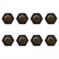 8 Pack Universal Aluminum Alloy Car Valve Stem Caps Leopard Pattern Wheel Tire For Cars Trucks Bikes Motorcycles Bicycles