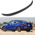 Ocpty Exterior Accessories Rear Trunk Spoiler Wing Abs Compatible With For Toyota Corolla 2014-2017