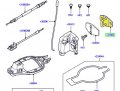 Land Rover Genuine Front Or Rear Door Striker Latch Range 03-12 New Fqb000100