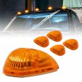 True Mods Amber Cab Marker Lights Kit Dot Fmvss 108 Sae P2 Universal Fit Reflector Lens 94-98 Dodge Ram Direct Replacement 