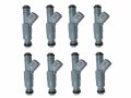Set Of 8 Fuel Injectors For Ford Mustang 86-95 Mark Vii 5 0 V8 24lb 4 Hole Upgrade