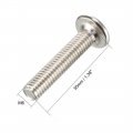 Uxcella M6x35mm Phillips Head Screws Furniture Bolts Fastener Carbon Steel 30pcs