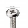 Uxcella M6x35mm Phillips Head Screws Furniture Bolts Fastener Carbon Steel 30pcs
