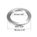 4pcs Od 106 1mm To Id 78 Aluminum Alloy Car Hub Centric Rings Wheel Bore Center Spacer