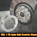 4pcs Od 106 1mm To Id 78 Aluminum Alloy Car Hub Centric Rings Wheel Bore Center Spacer