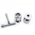 Httmt Swingarm Spools 10mm Compatible With Kawasak Ninja 250 Zzr600 650r Z1000 Zrx1200 Zx12r Chrome