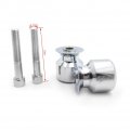 Httmt Swingarm Spools 10mm Compatible With Kawasak Ninja 250 Zzr600 650r Z1000 Zrx1200 Zx12r Chrome