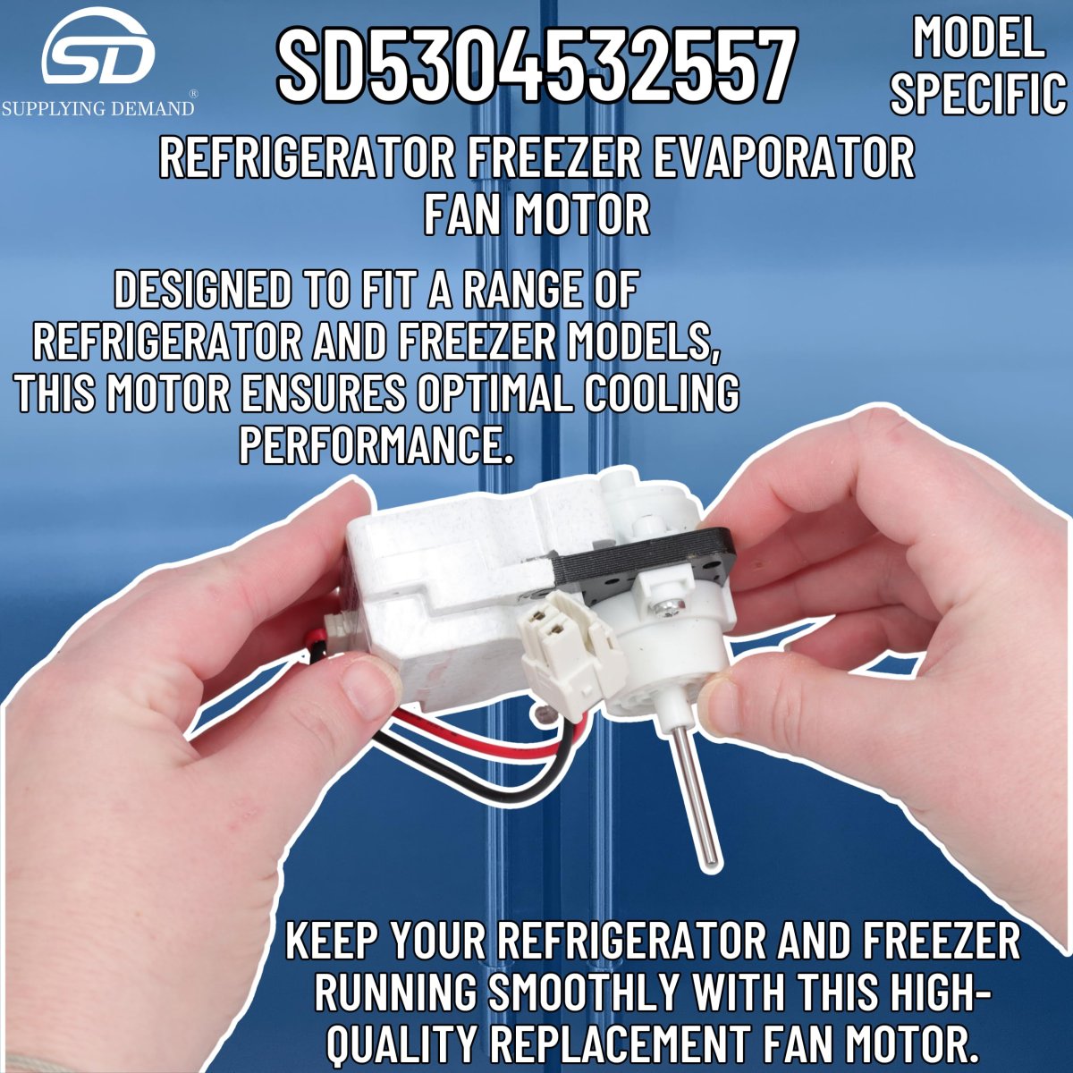 Refrigerator Freezer Evaporator Fan Motor Sd5304532557 Replaces Ap7194947 242077707