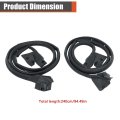 2pcs Door Rubber Seals Weatherstrip Left And Right Replacement For Cutlass El Camino 1978-1987