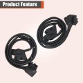 2pcs Door Rubber Seals Weatherstrip Left And Right Replacement For Cutlass El Camino 1978-1987
