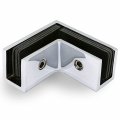 Square 90 Degree Brass Glass To Clamp Sleeve Over Shower Door For 5 16 1 2 8 12 Mm Thickness Mirror Chrome Finish 