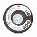 Flap Disc 577f Grit 40 Type 29 Quick Change Metal For Angle Grinder 4 In X 3 8 24 Zirconia Alumina Mineral