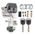 Ignition Switch Lock Cylinder Assembly With Id46 Chip Keys For Honda Accord 2008 2011 Crv 2007 2010 Fit Odyssey 2009 Civic 2006 