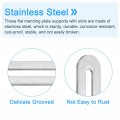 Uxcell 10pcs Adjustable Flat Mending Plate Support With Slot 8 46 X 0 94 Inch Stainless Steel Slotted Straight Brace Brackets