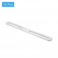 Uxcell 10pcs Adjustable Flat Mending Plate Support With Slot 8 46 X 0 94 Inch Stainless Steel Slotted Straight Brace Brackets