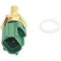 Coolant Temperature Sensor For Lincoln Ls 2004 2005 2006 Brass 2 Male Terminals Blade Type Flange Mount 