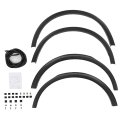 4pcs Fender Flares For Subaru Outback 2015-2019 Wheel Arch Molding Kit E201sal000 037815 037815lr 037815rr Factory Style Black 