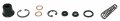 Rear Brake Master Cylinder Rebuild Kit Fits Trx 450r 450er 2004-2014 Heavy Duty Repair Set Cup Seals Copper Washers O-rings 