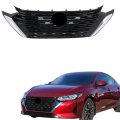 Front Bumper Hood Upper Grille Chrome And Black Replacement For Sentra S Sv 2024 2025 