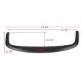Universal Front Bumper Lip Chin Flat Spoiler Splitter Plate Under Panel Diffuser 67 Wide Bodykit Unpainted