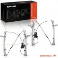 A-premium Power Electric Window Regulator With Motor Compatible Nissan Quest 2004-2009 Front Left And Right 2-pc Set